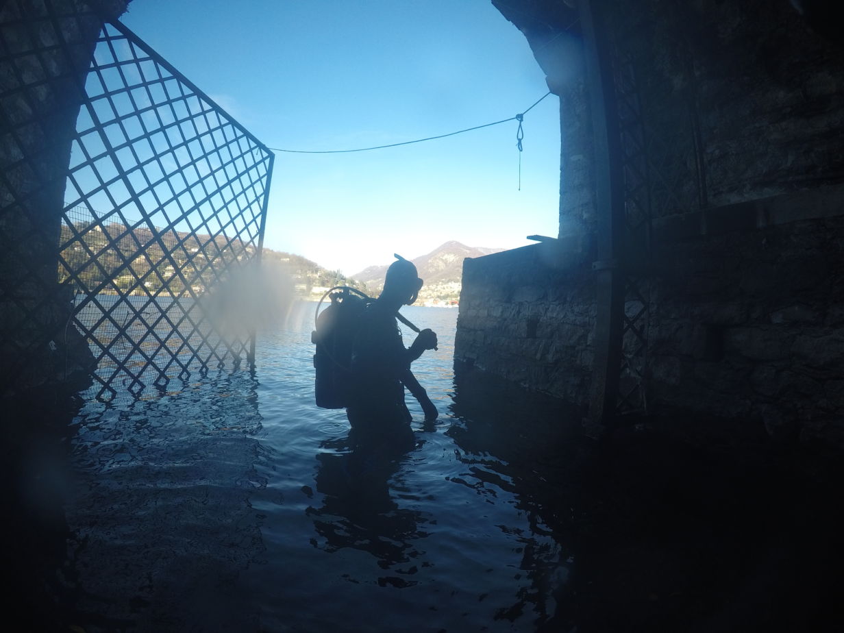 Prima Immersione Al Lago Per I Nostri Open Pi Caldo In Acqua Che Fuori Diving Center Como